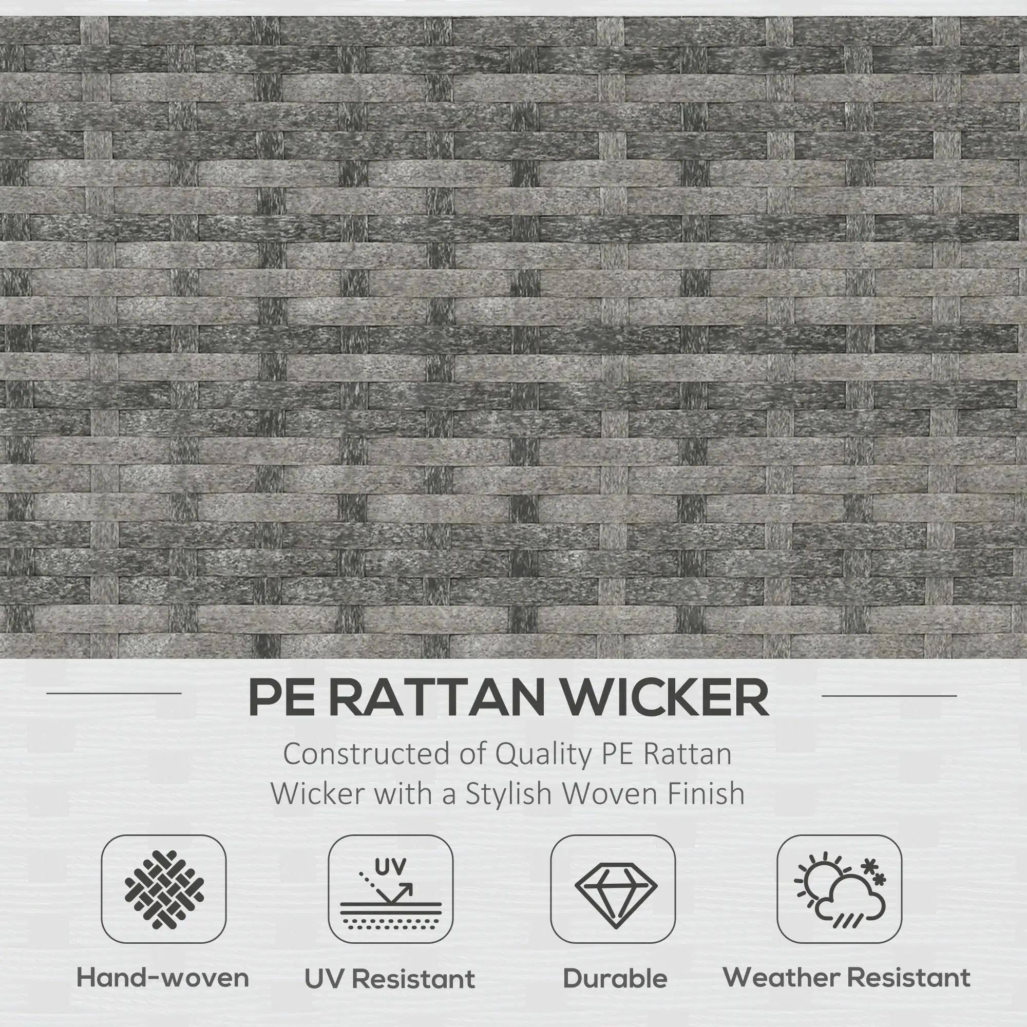 PE RATTAN WICKER
Constructed of Quality PE Rattan Wicker with a Stylish Woven Finish
Hand-woven
UV Resistant
Durable
Weather Resistant