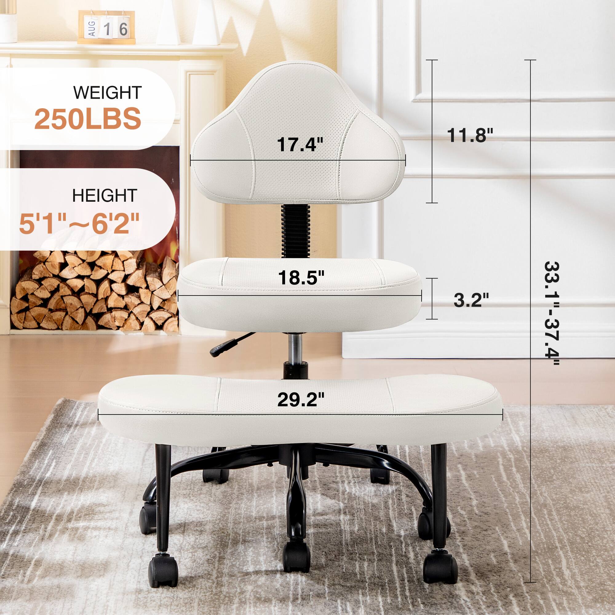 AUG 16

WEIGHT 250LBS

HEIGHT 5'1" ~ 6'2"

17.4" 11.8" 18.5" 3.2" 29.2" 33.1"-37.4"