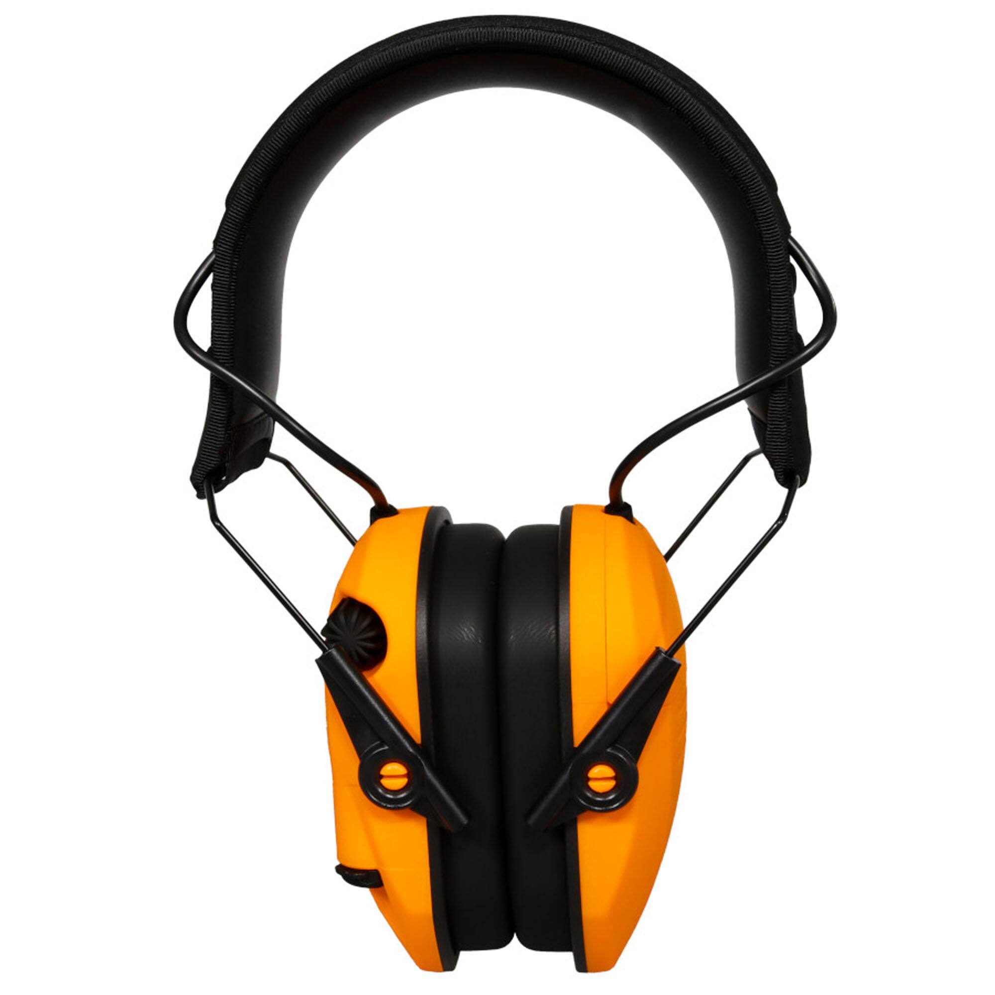 Alt View 1. Walker’s - Walker's - Razor Slim Electronic Muff -  Blaze Orange - Blaze Orange.