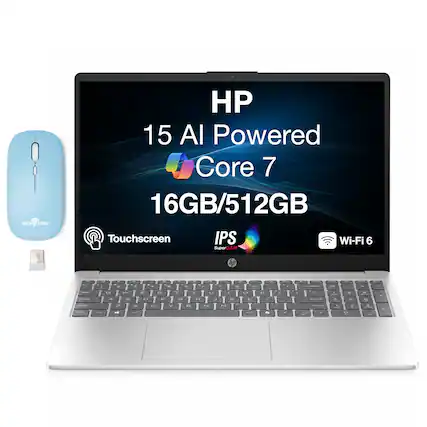 DOCK DOCKS-TORM TORM HP 15 AI Powered Core 7 16GB/512GB B Touchscreen IPS Wi-Fi 6 SuperCLEAR