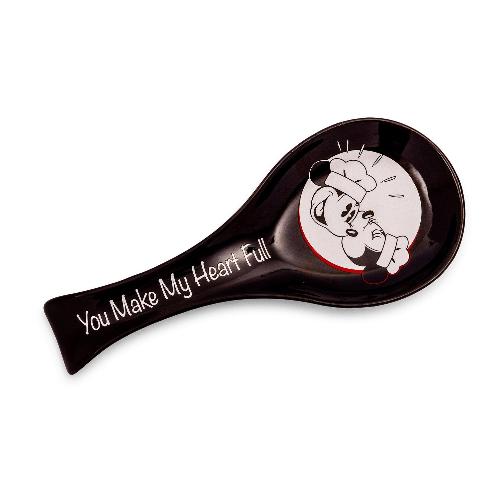 Disney - Mickey and Minnie Mouse Ceramic Spoon Rest - Multi-Colored