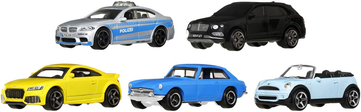 Mattel Matchbox Basic 1:64 Car 5 Pack 12 Piece H Assortment