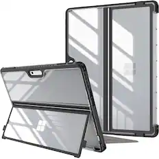 Front. Kitcheniva - Rugged Protective Case For Microsoft Surface Pro 11 2024 Pro 10 Pro 9 13 Inch Black - Black.