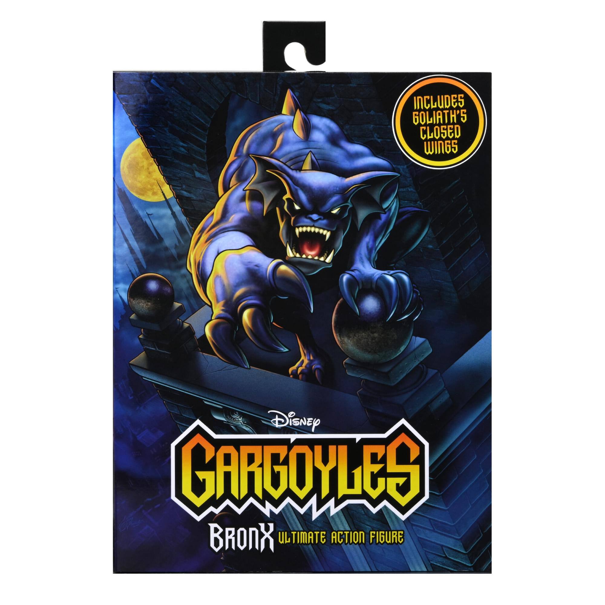 INCLUDES GOLIATH'S CLOSED WINGS

Disney GARGOYLES BRONX ULTIMATE ACTION FIGURE
