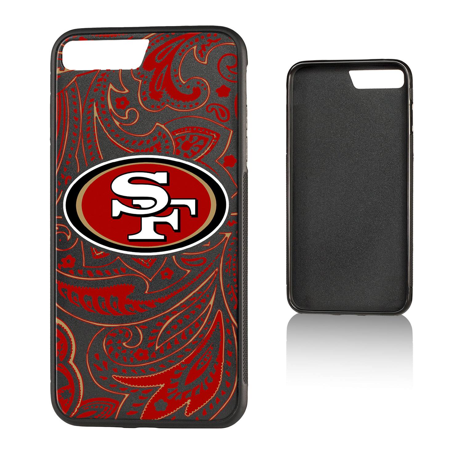 Alt View 3. Keyscaper - San Francisco 49ers iPhone Paisley Design Bump Case - 16 Pro Max - Multicolor.