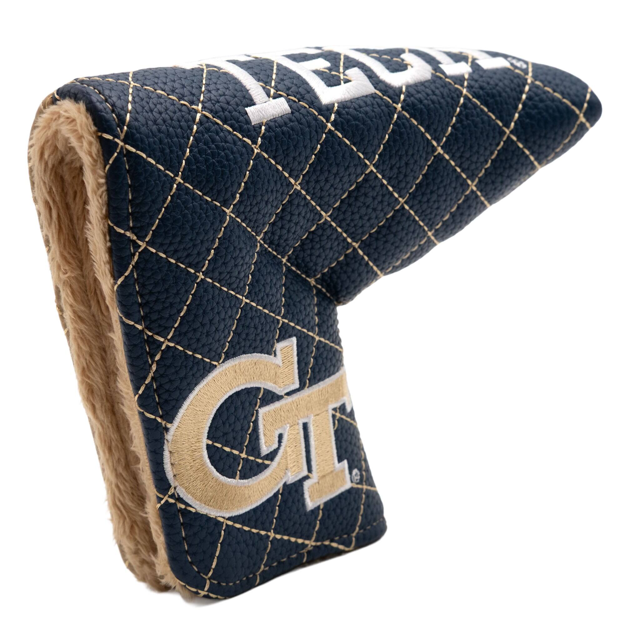 Alt View 3. Team Golf - Georgia Tech Yellow Jackets Quilted Blade Putter Cover - Multicolor.