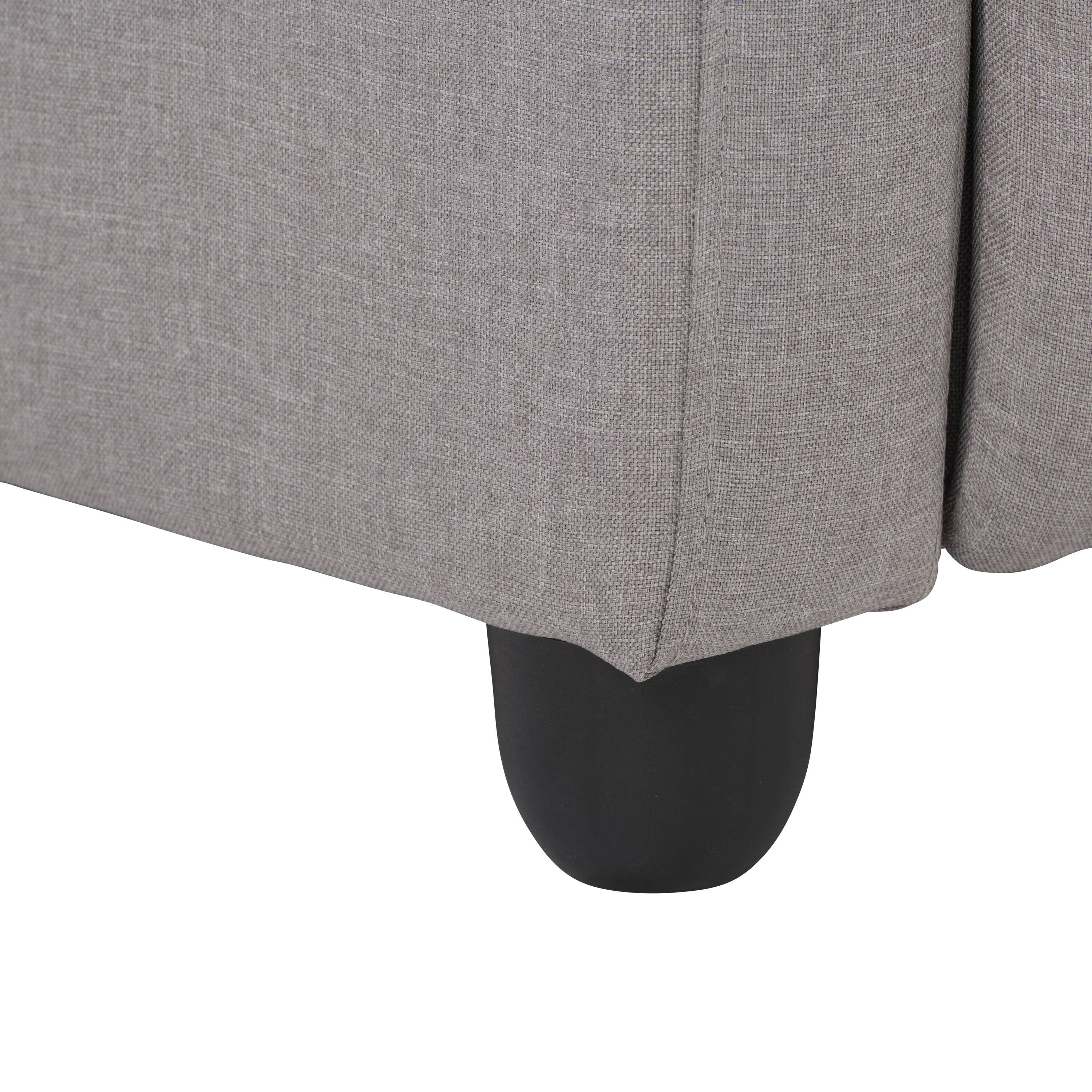 Alt View 18. CorLiving - Oren Fabric Recliner - Light Grey.