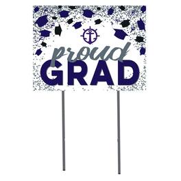 Jardine - Portland Pilots 18" x 24" Proud Grad Yard Sign - White