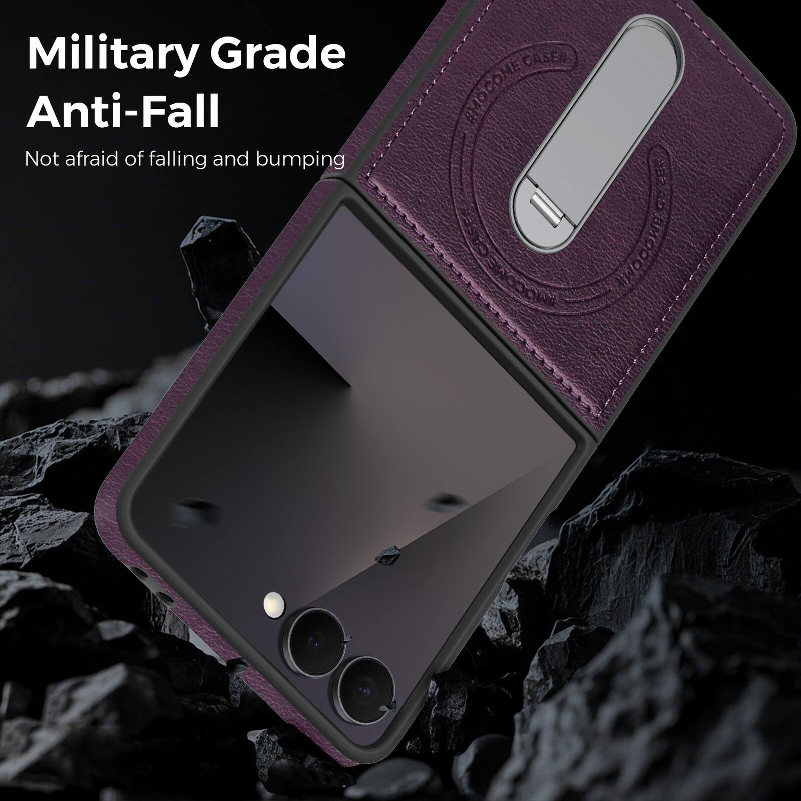 Military Grade Anti-Fall  
Not afraid of falling and bumping  

CASE# @MOCONEGASE AMOCO