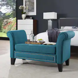 Rendezvous Bench by Modway - Teal