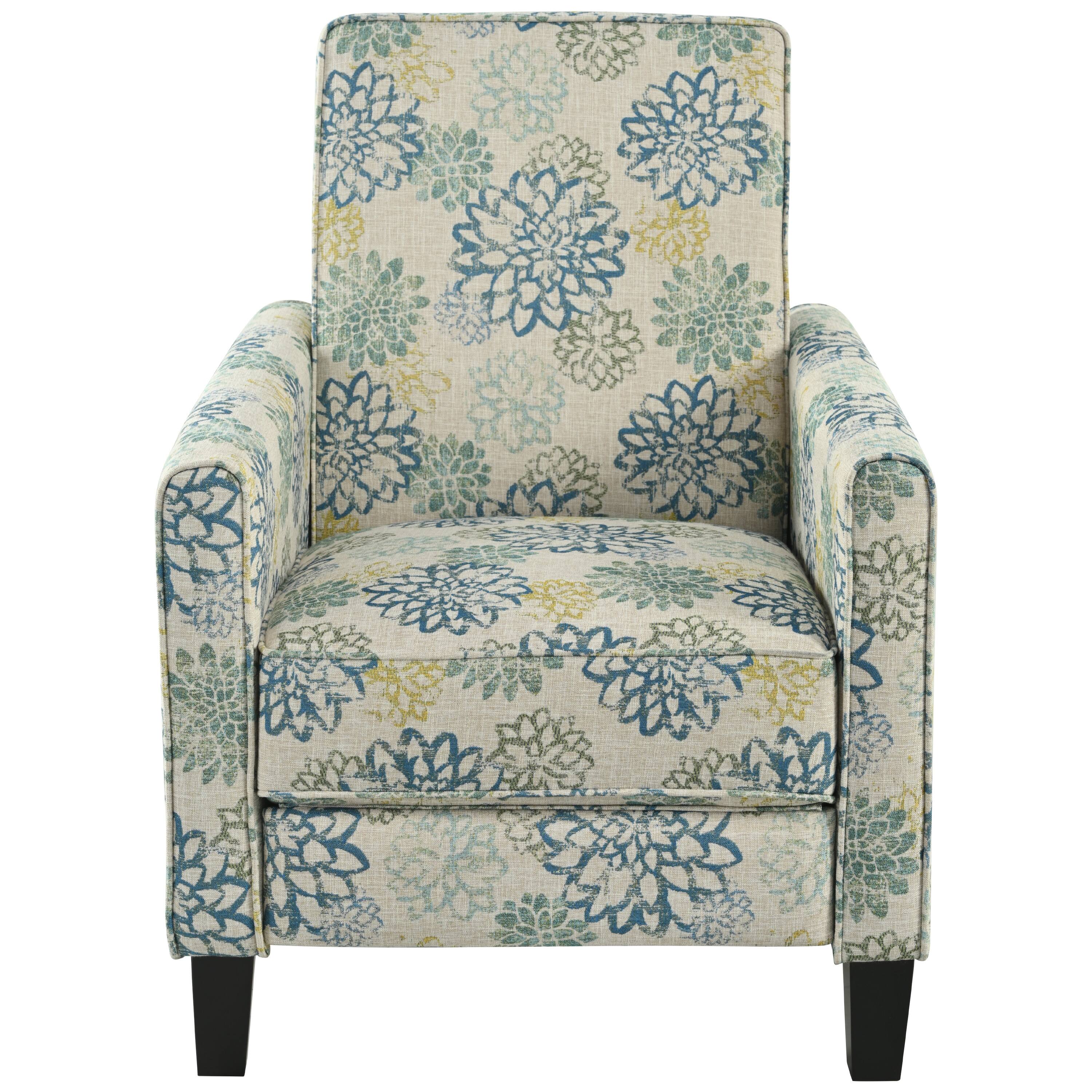 Alt View 4. TinyHomie - 275 Push Back Recliner Chair Upholstered Recliner Armchair - Blue.