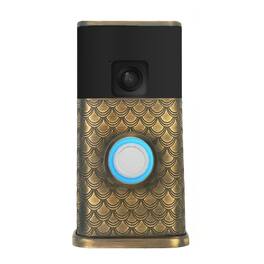 Michael Healy - Scales Video Doorbell Cover (Ring Battery Doorbell 2024 Release) - Antique Brass