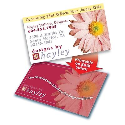 Decorating That Reflects Your Unique Style

Hayley Stafford, Designer  
604.555.7905  
1608-A Malibu Dr.  
Santa Monica, CA 92135-5082

designs by hayley

Printable on Both Sides!

Show this card and receive 15% off your first design consultation