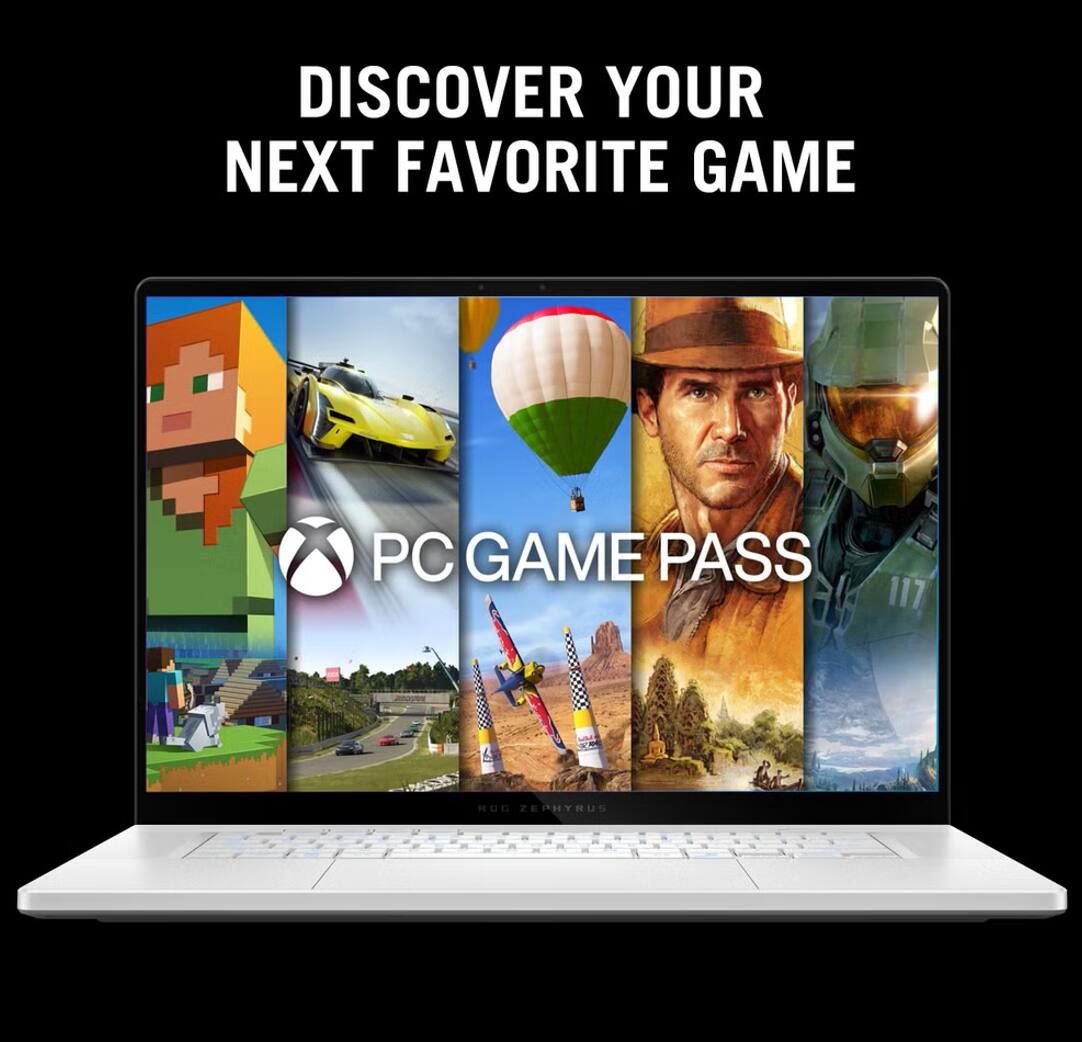 DISCOVER YOUR NEXT FAVORITE GAME  
PC GAME PASS  
117 RUD FEPUTRUS