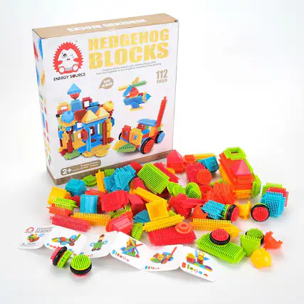 HEDGEHOG BLOCKS
ENERGY SOURCE
112 PIECES
Hedgehog Blocks feature interlocking bricks that stick together at any angle for infinite building possibilities.
Easy to build
2+