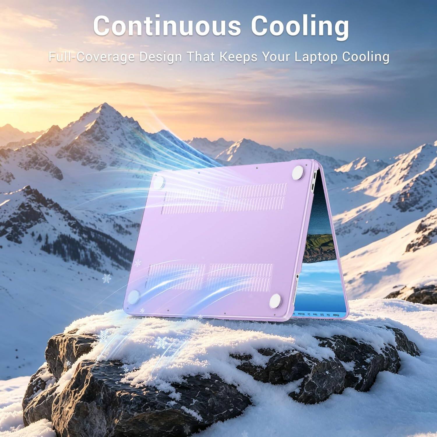 Continuous Cooling  
Full-Coverage Design That Keeps Your Laptop Cooling