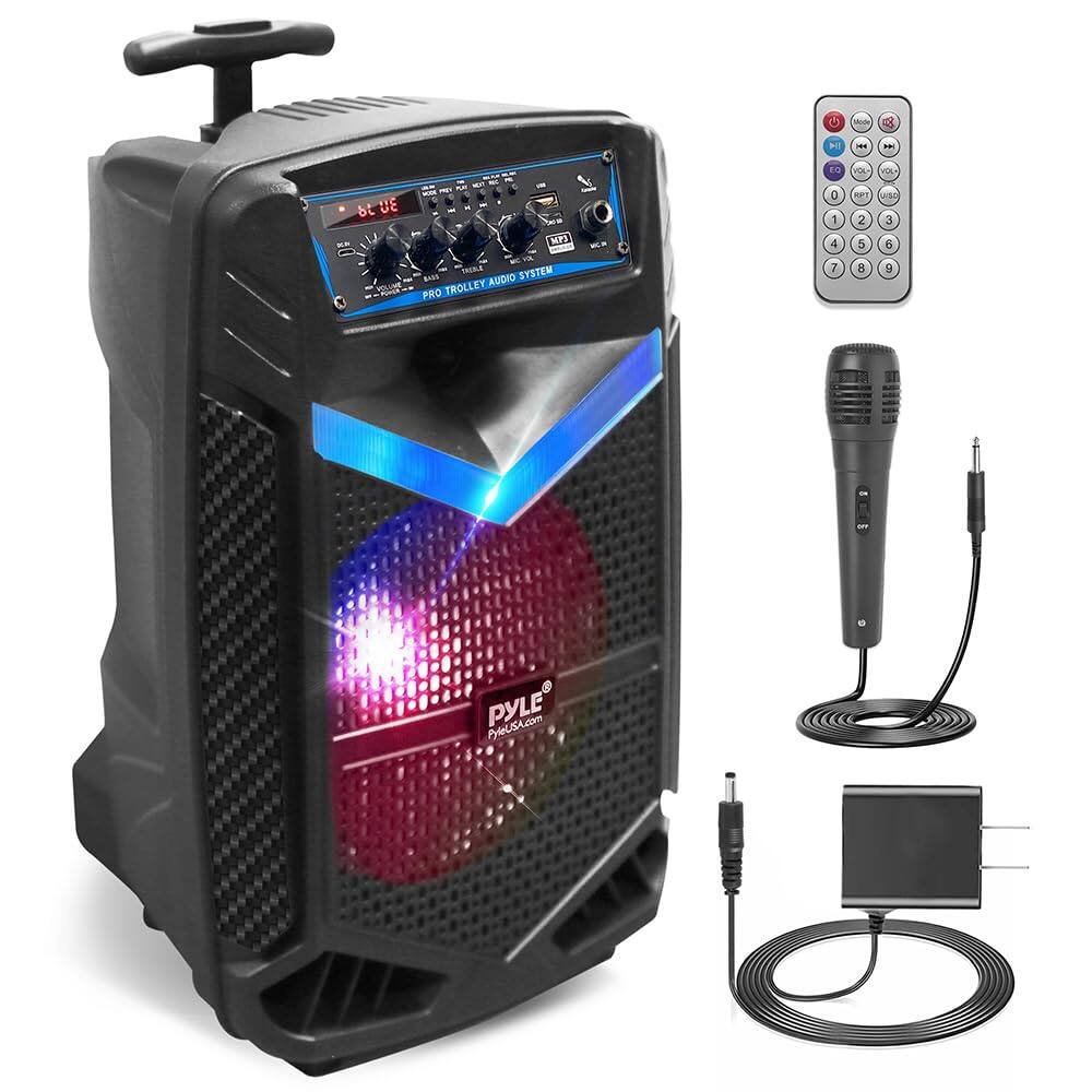 PYLE - 400W Rechargeable Outdoor Bluetooth Speaker
