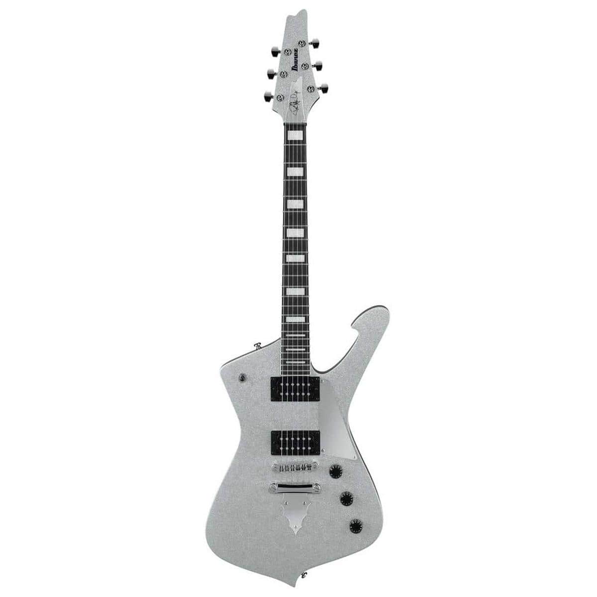 Ibanez - Paul Stanley Signature Series PS60 NAMM 2018 Electric Guitar, Bound Treated New Zealand Pine Fretboard, Silver price history on PriceWatchPro