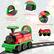 - Comfortable Seat with Backrest
- Anti-tilt Accessory
- Retractable Foot Pedals
- 6 Stable Wheels
- Merry Christmas
- CHRISTMAS TRAIN