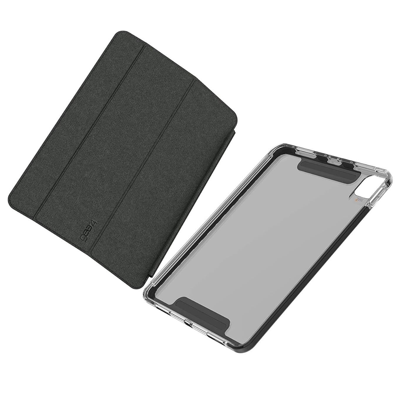 Alt View 1. ZAGG - ZAGG Gear4 Brompton Case for iPad Pro 11 (1st & 2nd Gen) / iPad Air 4, Slim and Sturdy Design - Smoke Grey - Grey.
