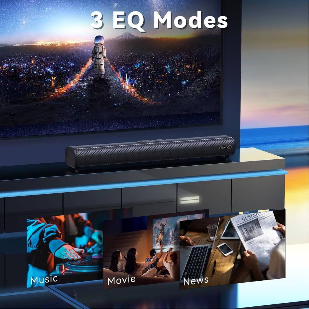 3 EQ Modes

Music
Movie
News