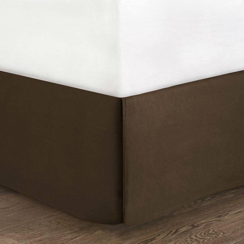 Left. Hivvago - California King 12-piece Reversible Cotton Comforter Set in Brown and Blue - Brown and Blue.