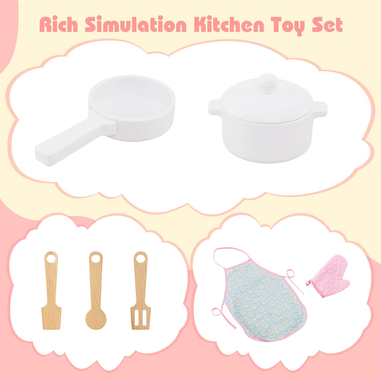 Rich Simulation Kitchen Toy Set