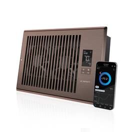AC Infinity - AIRTAP T6, Smart Register Booster Fan 6" x 10" - Bronze