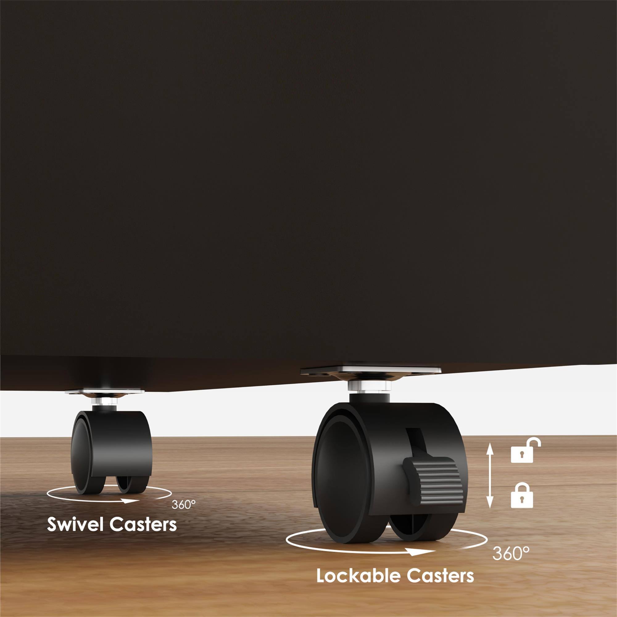 360 Swivel Casters  
360 Lockable Casters