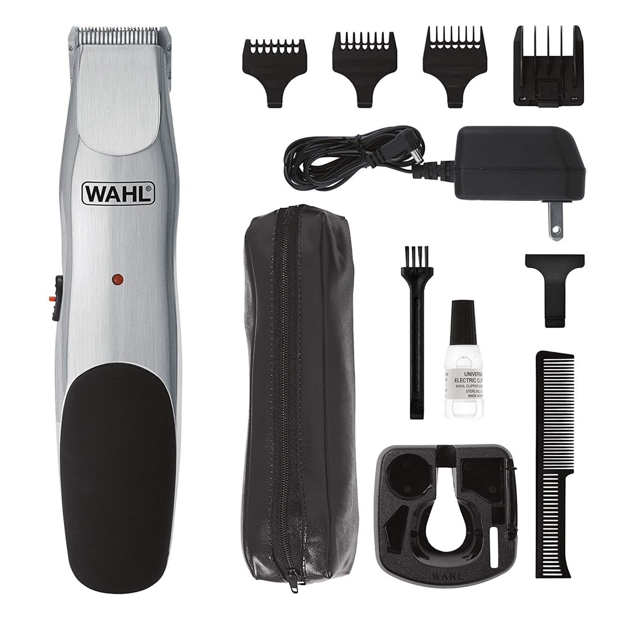 Wahl - Groomsman Corded or Cordless Beard Trimmer - Rechargeable Grooming Kit - 9918-6171-MI
