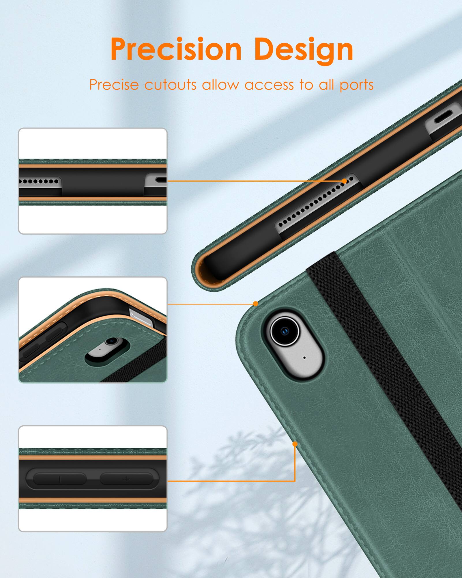 Precision Design  
Precise cutouts allow access to all ports