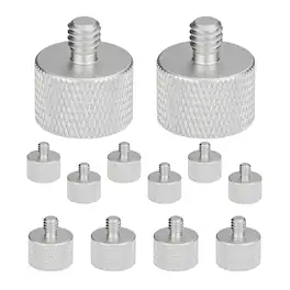 5 CORE - Mic Stand Adapter 12 Pieces 3/8 Male to 5/8 Female Screw Thread Conversion Connector