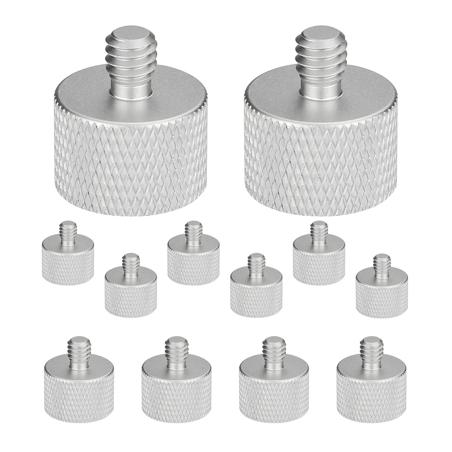 5 CORE - Mic Stand Adapter 12 Pieces 3/8 Male to 5/8 Female Screw Thread Conversion Connector