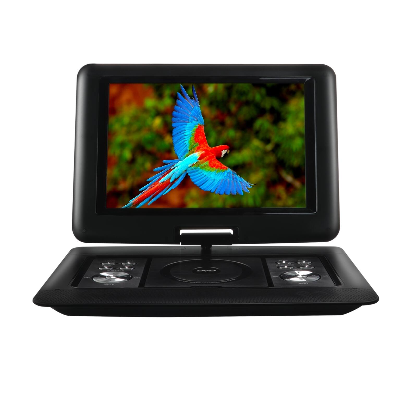 Alt View 8. Trexonic - Trexonic 14.1 Inch Portable DVD Player with Swivel TFT-LCD Screen and USB,SD,AV Inputs - Black.