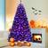Alt View 1. Costway - Costway 8 FT Halloween Tree Artificial Decoration Tree with 1408 Branch Tips 6 Lighting Modes - Black.