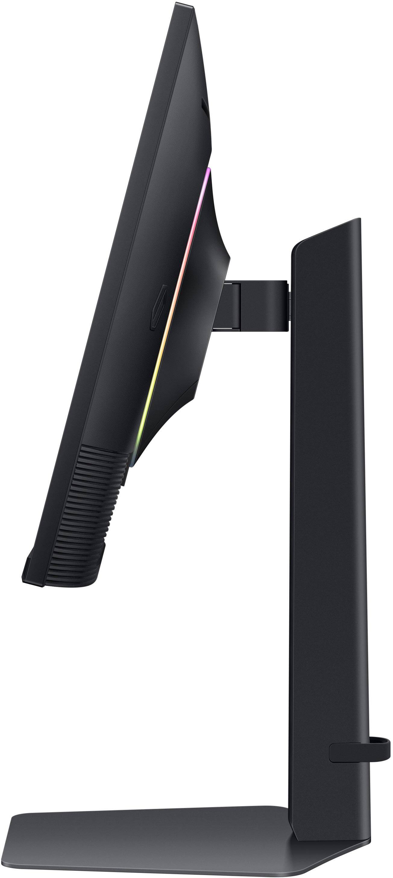 Alt View 22. Samsung - 27" Odyssey G7 (G70D) 4K UHD IPS AMD FreeSync Premium Pro and G-Sync Compatible Smart Gaming Monitor with HDR400 - Black.