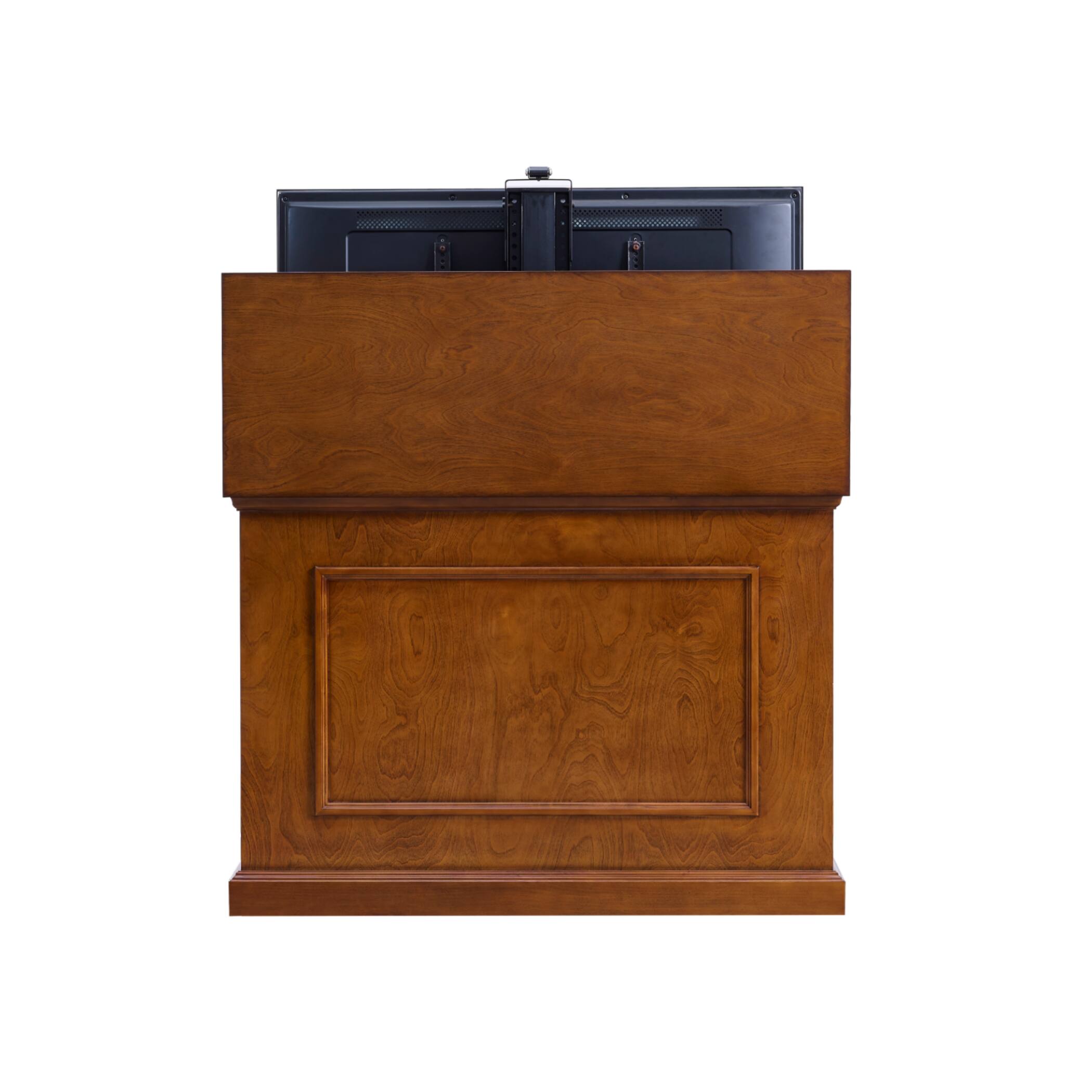 Alt View 9. Touchstone Home Products - The Elevate by Touchstone - Smart Motorized TV Lift Cabinet for Flat Screen TVs up to 50 Inches - Honey Oak.