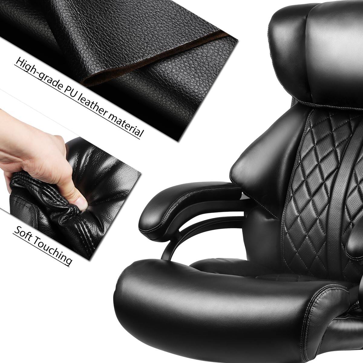 High-grade PU leather material  
Soft Touching