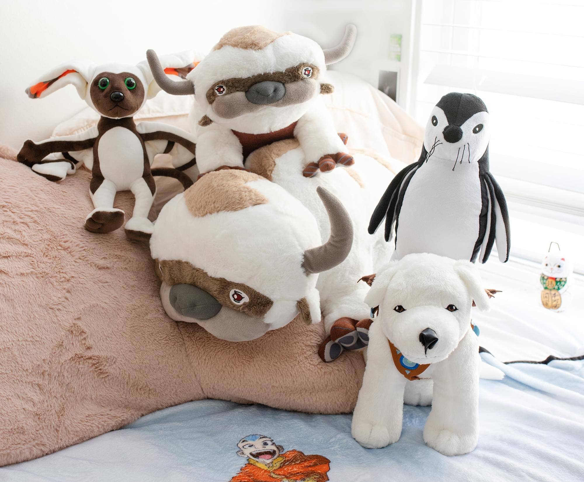 Alt View 4. Nickelodeon - Avatar: The Last Airbender 15-Inch Character Plush Toy | Appa - White.