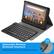 A detachable wireless Bluetooth keyboard magnetically attaches to the case while easy to remove.