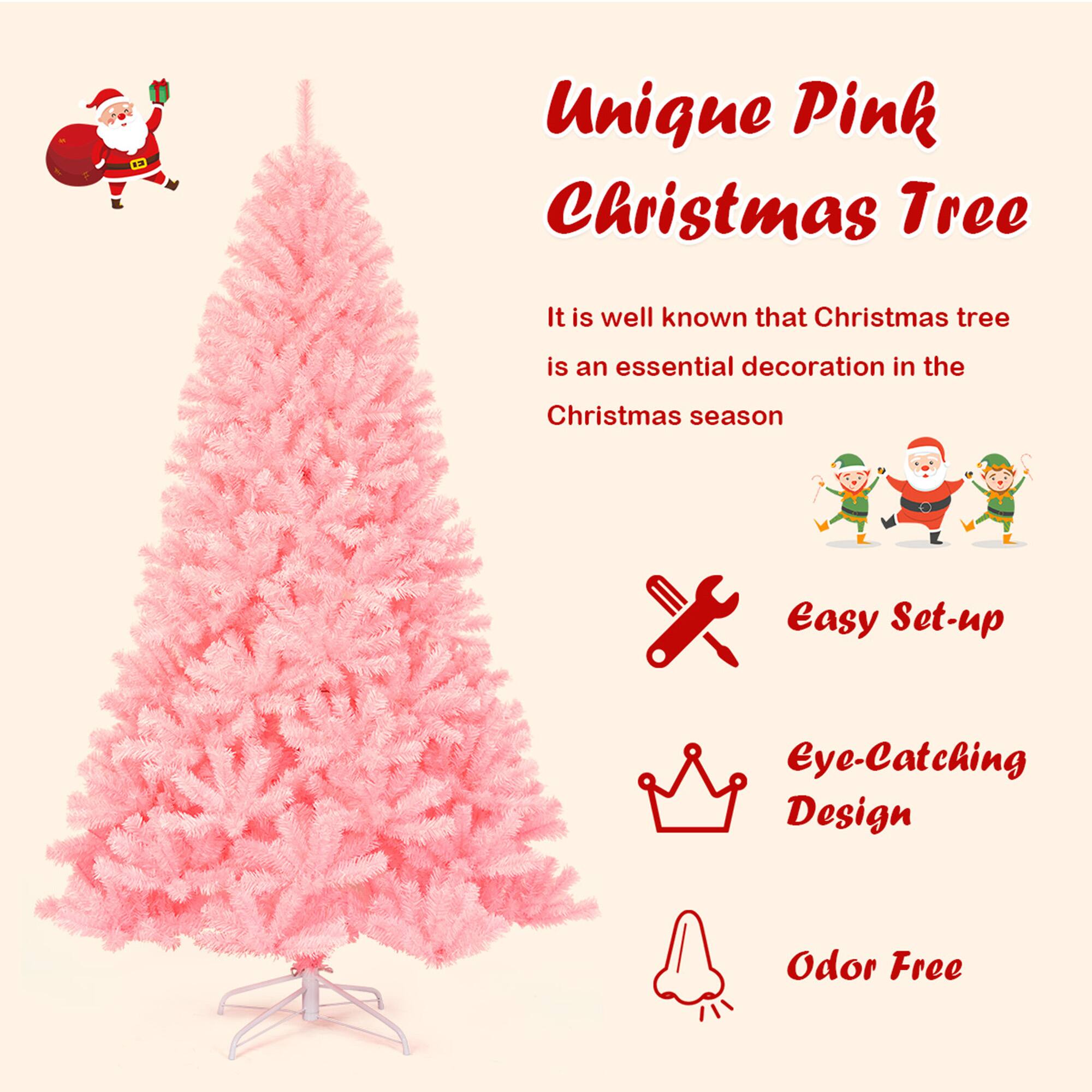 Unique Pink Christmas Tree

It is well known that Christmas tree is an essential decoration in the Christmas season

Easy Set-up

Eye-Catching Design

Odor Free