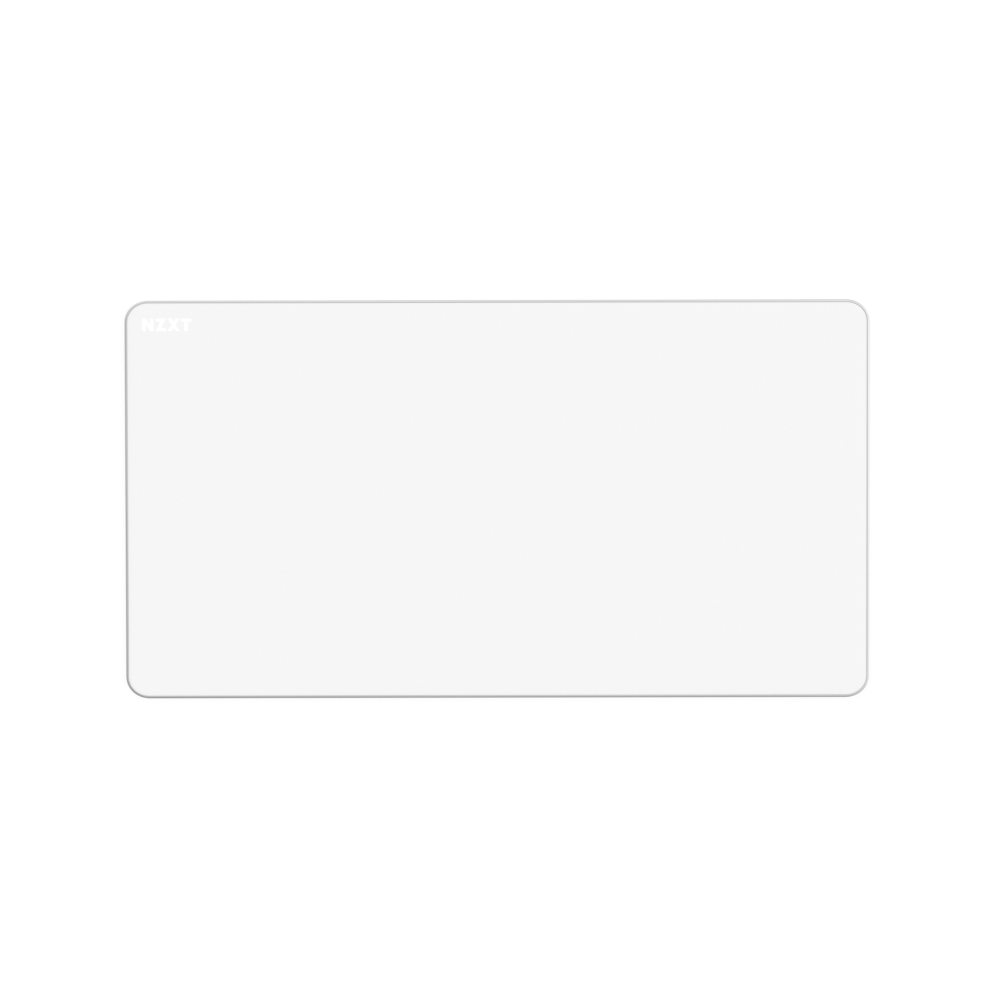 Front. NZXT - Zone Gaming Mouse Pad with Micro-Weave Cloth Surface ( XL) - White.