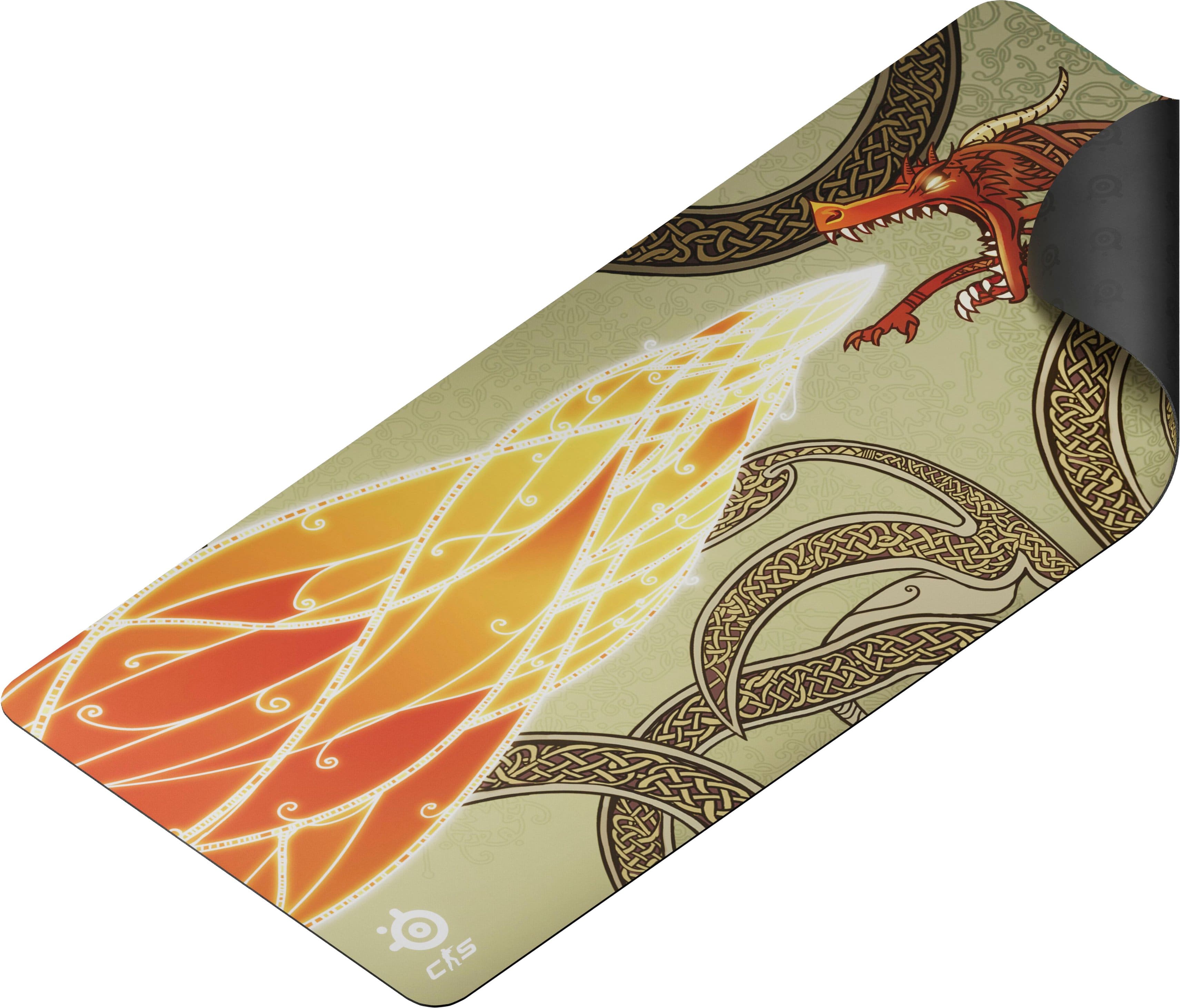 Alt View 3. SteelSeries - QcK Cloth Gaming Mouse Pad (XXL) - CS2 Dragon Lore Edition.
