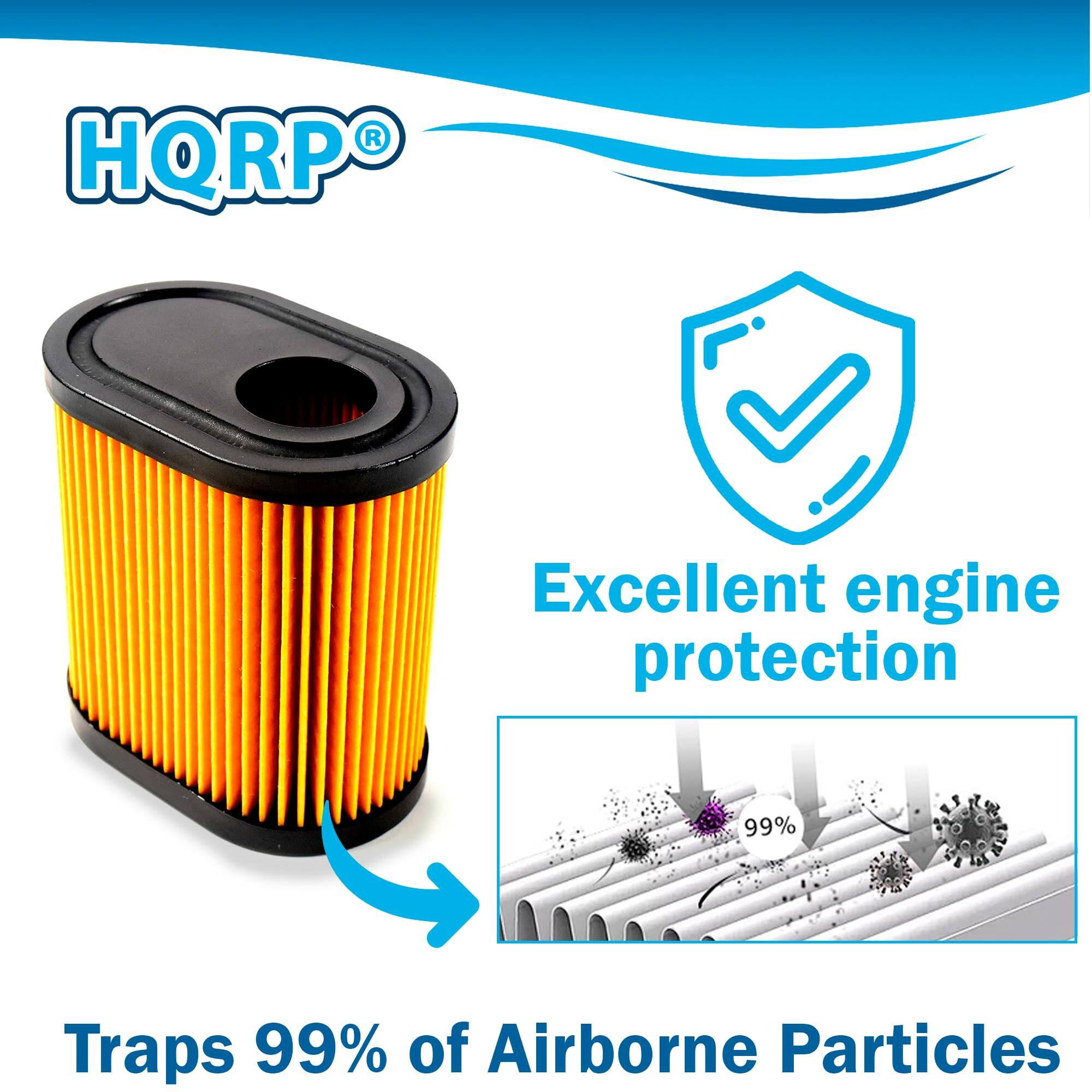 HQRP® Excellent engine protection  
Traps 99% of Airborne Particles