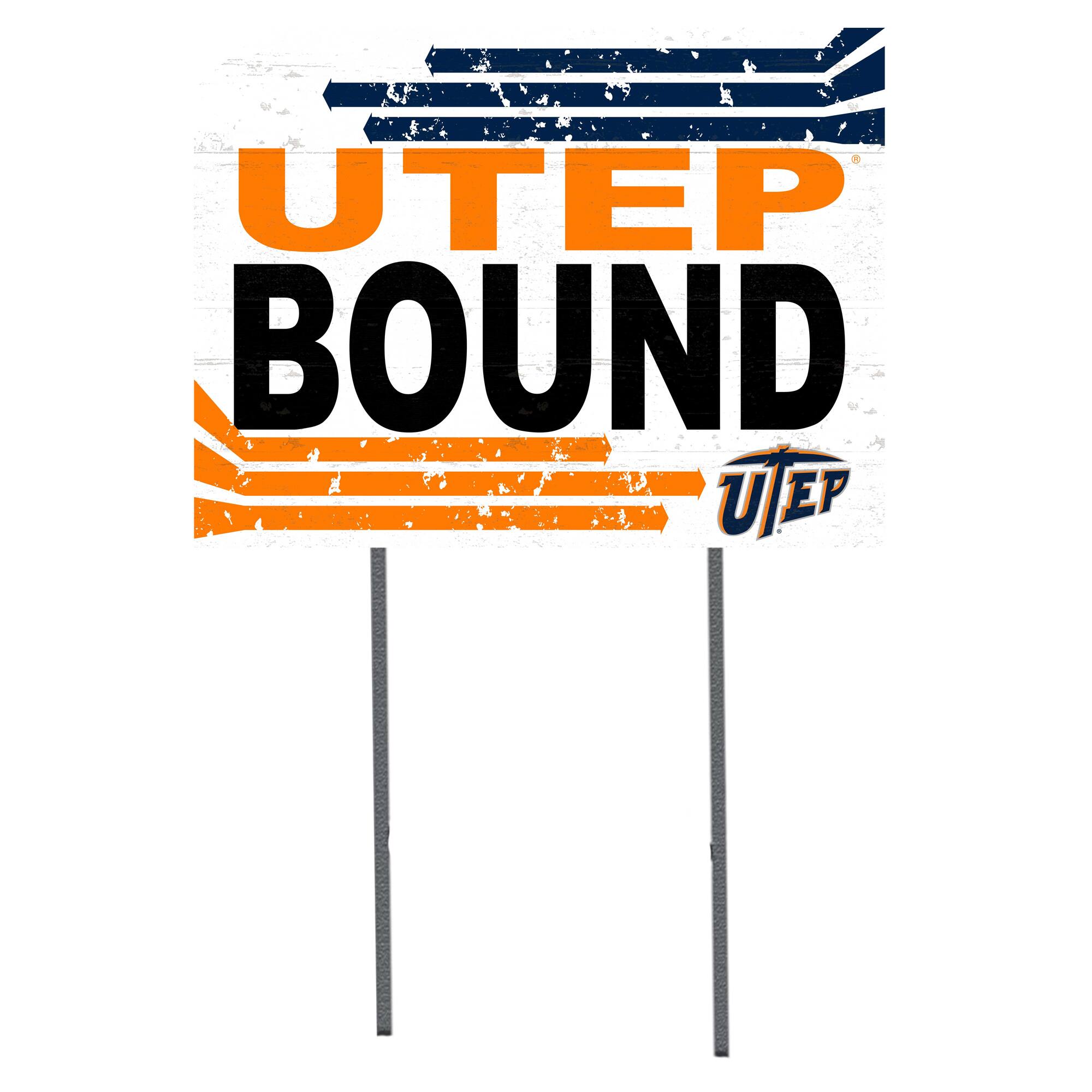 UTEP Miners 18'' x 24'' Bound Yard Sign
