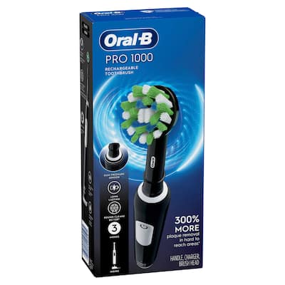 Oral B Pro 1000 Electric Toothbrush Black D16.513.1U - Best Buy Oral B Pro 1000 Electric Toothbrush Black D16.513.1U - Best Buy