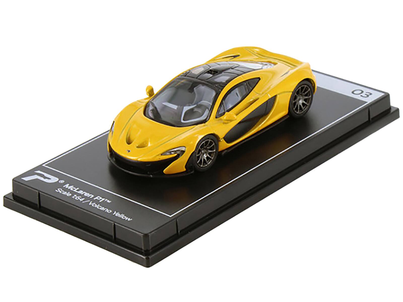 03 P Scalo  
McLaren P1  
Scale 1:84 / Volcano Yellow