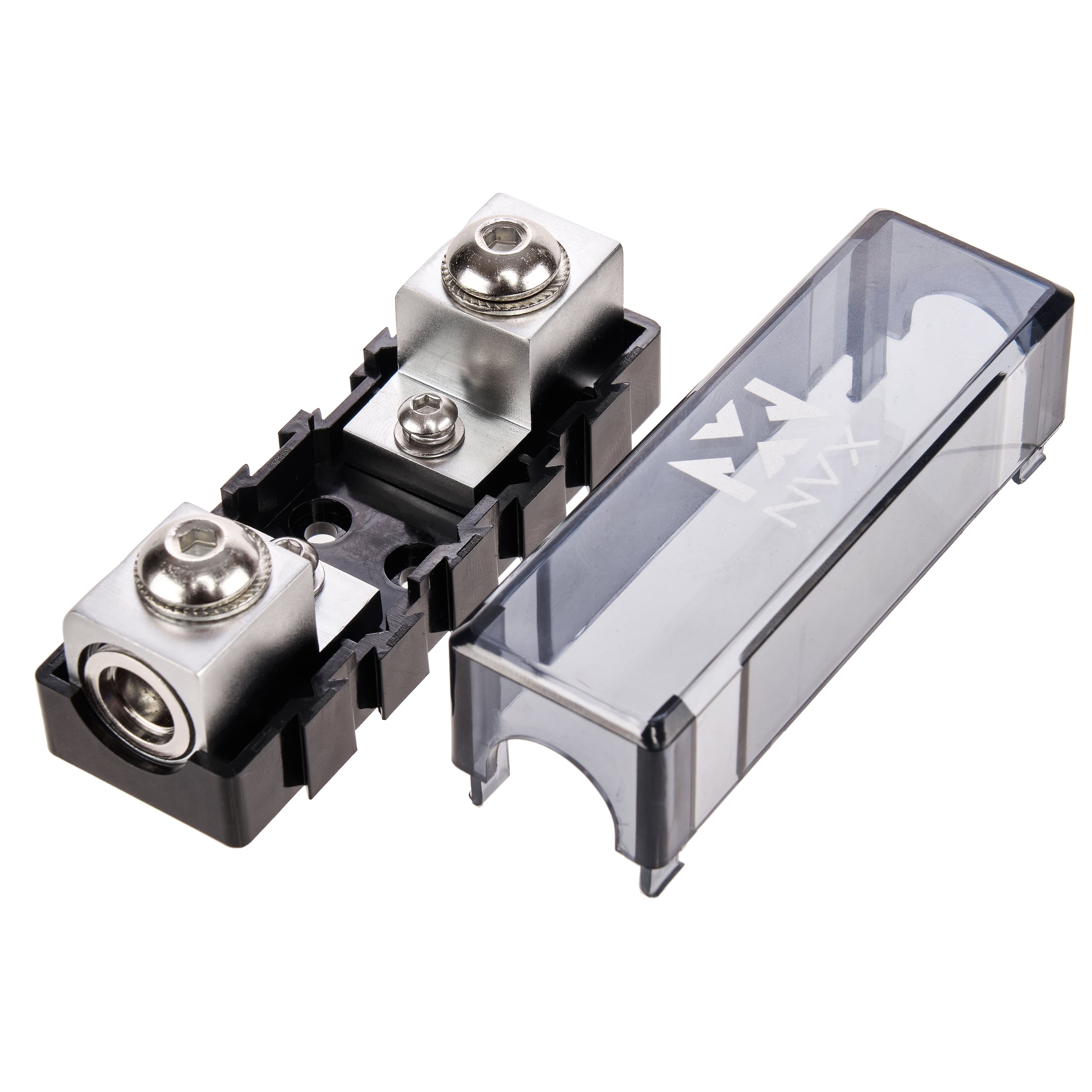 NVX - XFMANL 1/0 to 4 Gauge ANL/Mini-ANL Modular Inline Fuse Holder – Car & Marine Audio Circuit Protection