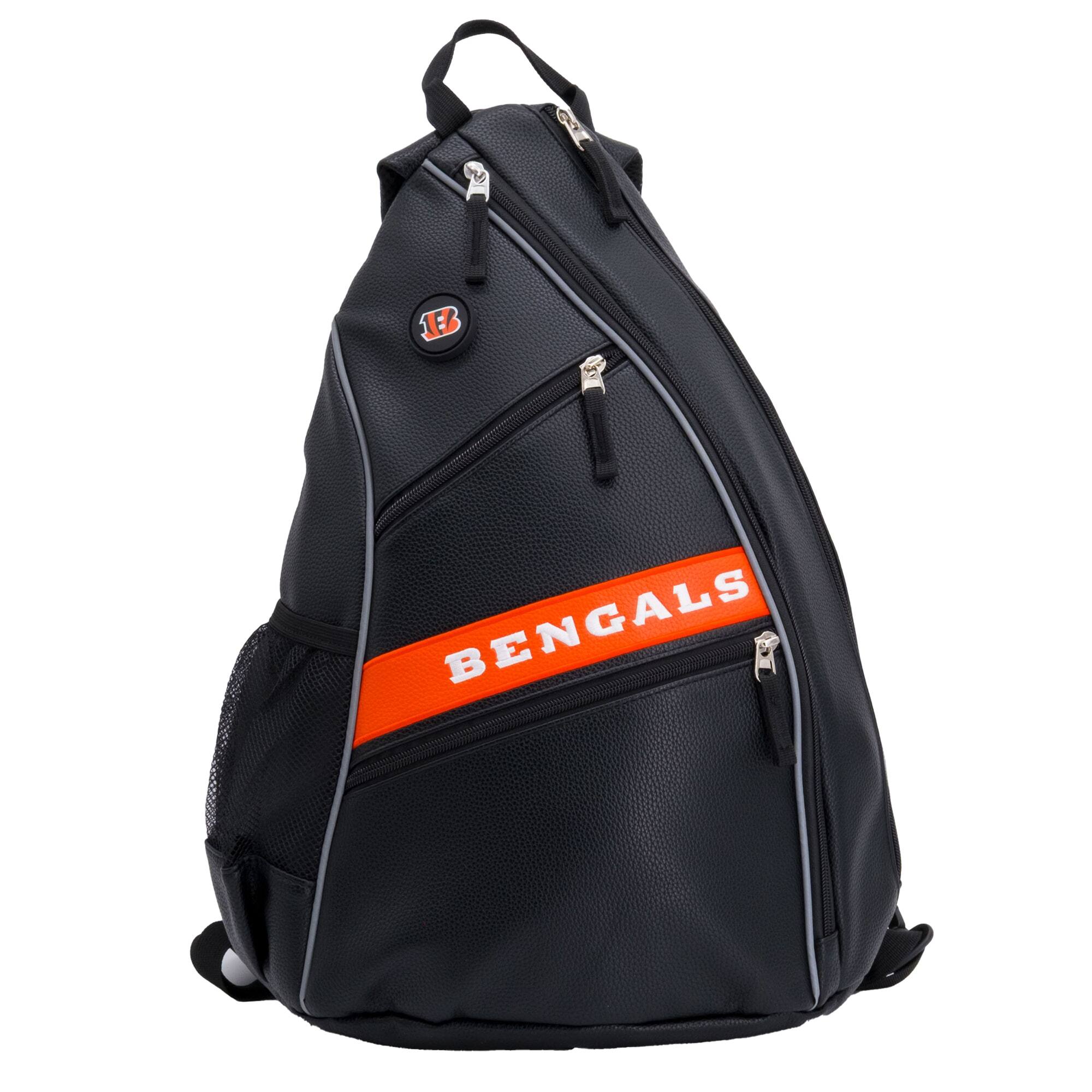 Front. Team Golf - Cincinnati Bengals Embroidered Team Pickleball Backpack - Multicolor.