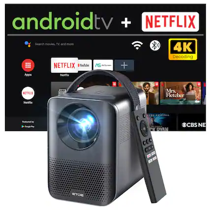 android tv +
Search movies, TV, and more
Apps
Netflix
YouTube
AirScreen
NETFLIX
4K Decoding
Featured by
Google Play
Mrs. Fletcher
HBO
AMAZON ORIGINAL
The Clancy Brothers
CBS NE
ETOE